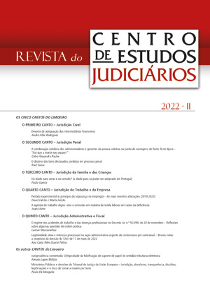 Revista do CEJ - 1.º semestre 2022 - 1